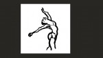 Ballerina, brush drawing by Leha Carpenter
