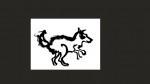 Wild Dog, brush drawing by Leha Carpenter