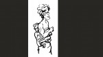 Mother, brush drawing by Leha Carpenter