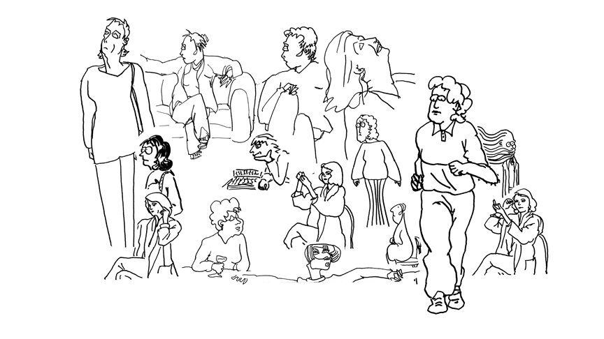 Women, drawings by Leha Carpenter